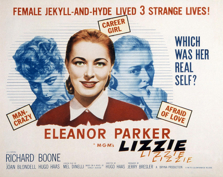 Locandina di “Lizzie”, film del 1957